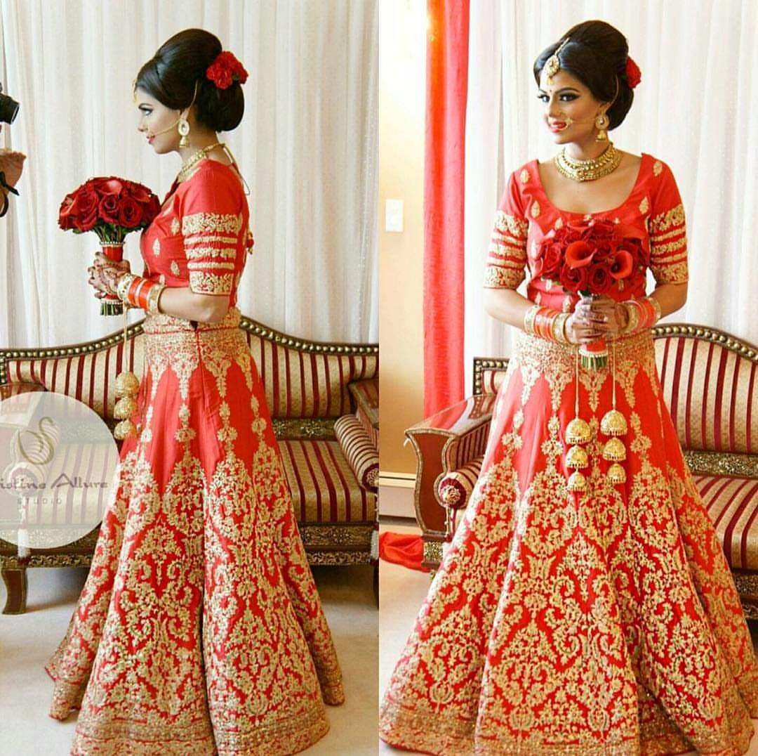 Featured image of post Red Wedding Lenghas - Find great deals on ebay for wedding lengha and bridal lengha.