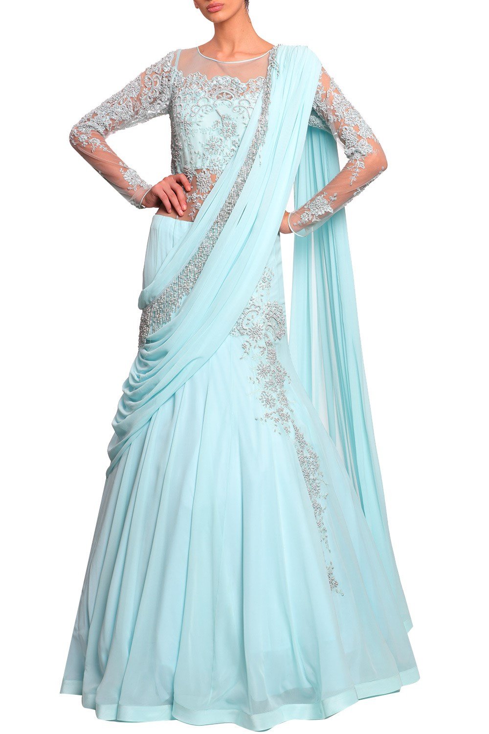 lehenga saree dress