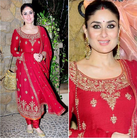 Kareena Kapoor In A Red Suit Ladyselection Kareena kapoor khan is one stylish diva we have in bollywood. ladyselection