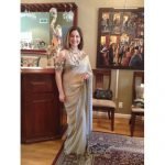 Grey Color Bridal Sari