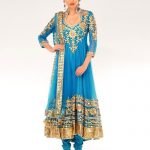Blue Color Anarkali Suit(Pakistani Salwar Kameez 45)