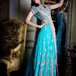 Blue Color Bridal lehenga