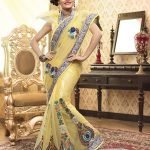 Yellow Color Lehenga Sari