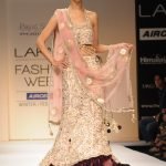 Blush Lengha Set with Zardozi and Crystals