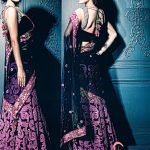Purple Color Bridal Lehenga