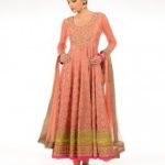 Pale Pink Brocade-Like Suit