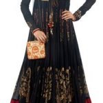 Black Color Anrakali Salwar Suit