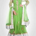 Green Color Anrakali Salwar Suit
