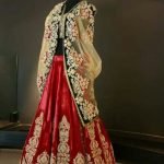 Red Color Bridal Silk Lehenga