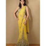 Yellow Color Sari(Party Wear Sari 26)