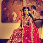 Red Color Bridal lehenga