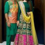 Sara Atif Aslam In A Bottle Green Anarkali