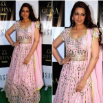 Sonali Bendre In A Pink Anarkali
