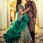 Green Color Bridal Lehenga