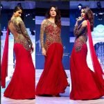Maroon Color Embroidered Sari Gown