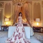 Off White Color Gown