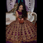 Onion Color Bridal Lehenga