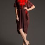 Mahogany Tunic with Embroidery Work