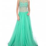 Embellished Sea Green Gown