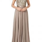 Dove Grey Embellished Gown
