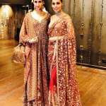 Maroon Color Embroidered Sari