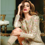 Beautifully Embroidered Top With Cigarette Pant