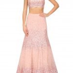 Baby Pink Chitta Embroidered Lehenga Set