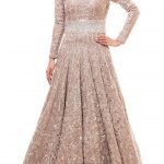 Champagne Mocha Reception Gown