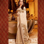Nita Ambani In Ivory Color Sari