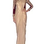 Beige Color Party Wear Sari