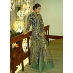 Malaika Arora looks stunning in a navy blue zardozi jackey