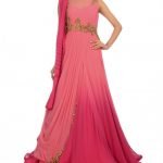Salmon & Rose Gown