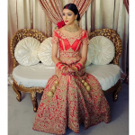 Red Color Bridal Lehenga