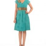 Green Tunic with Floral Embroidered Work