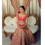 Red Color Bridal lehenga
