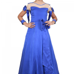 Princess gown with waist bow