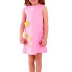 Soft Pink Floral Motif Dress