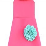 Pink off shoulder dress