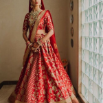Red Color Bridal Lehenga