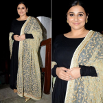 Vidya Balan In A Black Anarkali