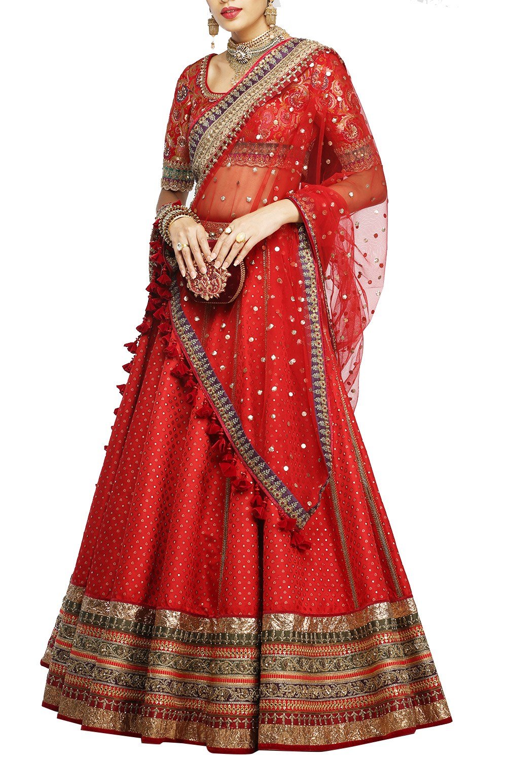 Buy online Brocade Flared Lehenga With Dupatta from ethnic wear for Women  by Warthy Ent for ₹2209 at 68% off | 2024 Limeroad.com