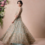 Beautiful Mint Blue Color Gown