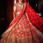 Red Color Bridal Lehenga