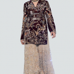 VELVET EMBROIDERED SHIRT (EH-10)