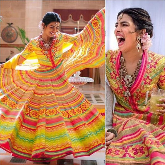 Brides In Surreal Replicas Of Priyanka Chopra's Red Lehenga + Where To Buy  Them! | Indian wedding fashion, Indian wedding outfits, Indian bridal  outfits