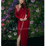 Sara Ali Khan In A Wine Drape Sari