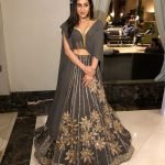 Sara Ali Khan In A Grey Color Lehenga
