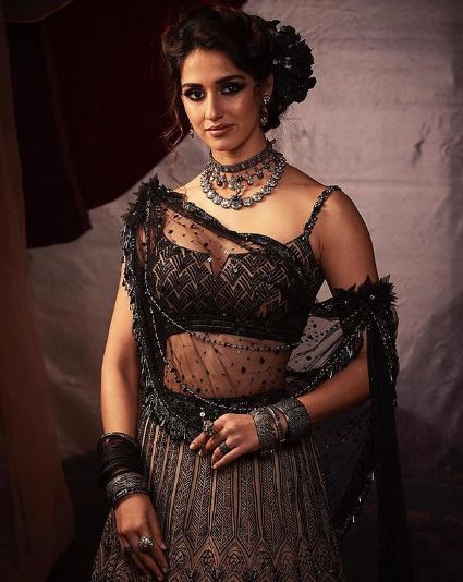 Black Cotton Embroidered Lehenga Set Design by Scakhi at Pernia's Pop Up  Shop 2024