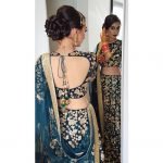 Royal Blue Color Wedding Lehenga