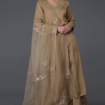 Beige Gota Patti Work Dupatta